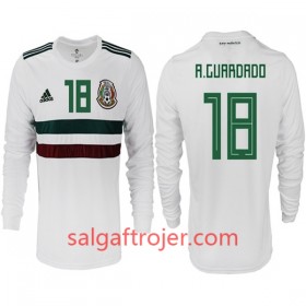 Mexiko Fodboldtrøjer A.GUARDADO 18 Udebanesæt VM 2018 Langærmet